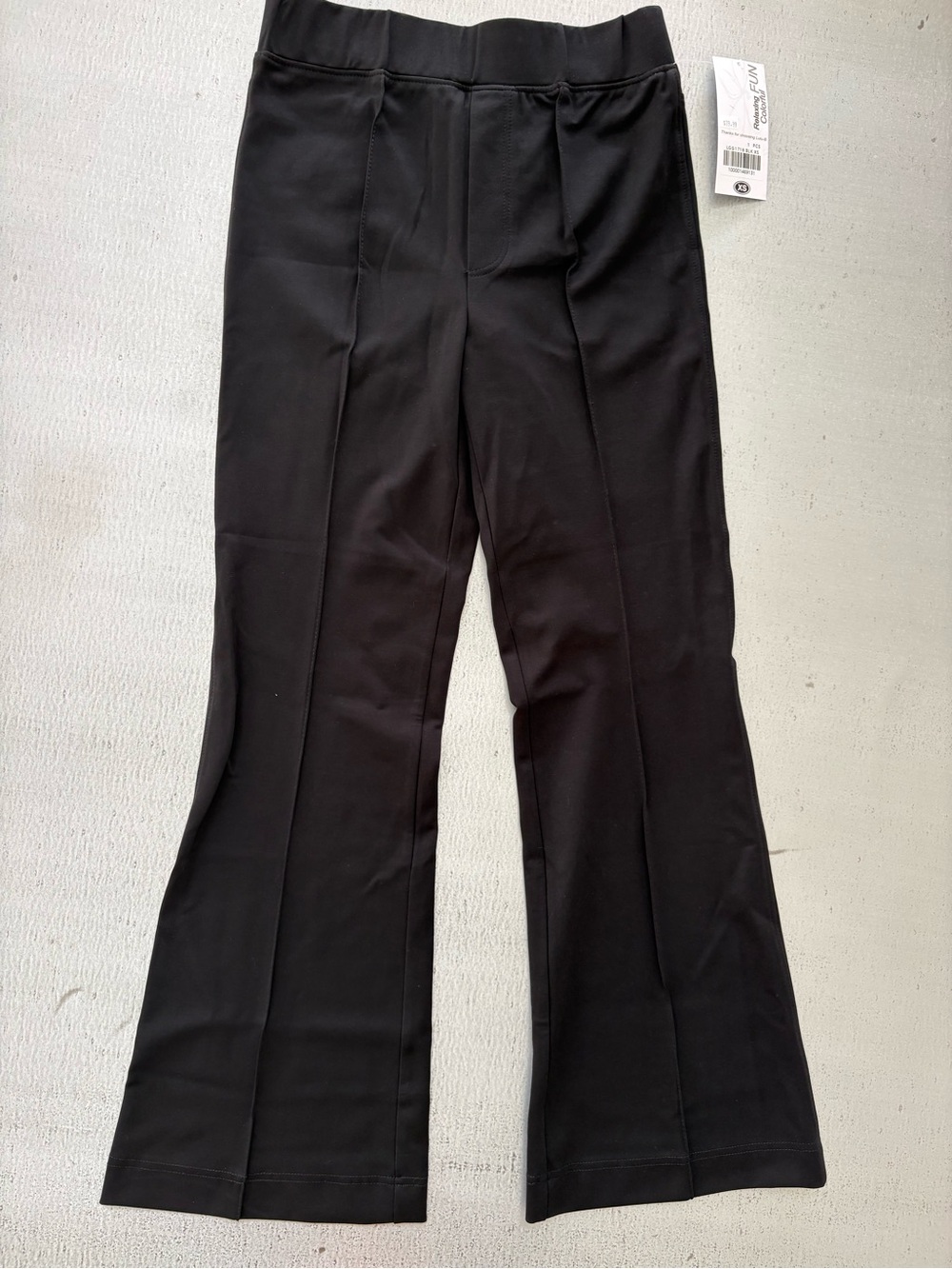 Lulu-B Black Boot-Cut Ponte Pants